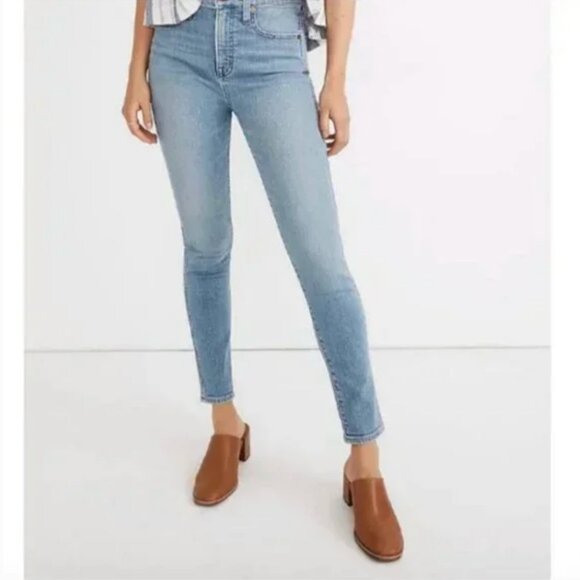 Madewell Women's 10" High-Rise Skinny Jeans Size 25 - Picture 2 of 9